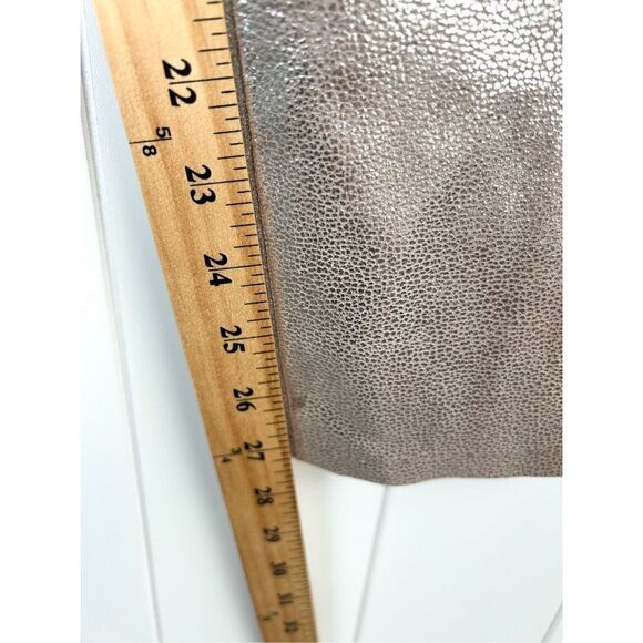 Graham‎ and Spencer Lambskin Leather Metallic Pants Champagne Size 2 - Picture 7 of 15